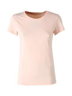 Solada T-shirt girocollo da donna in cotone - cipria