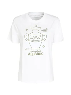 Solada T-shirt manica corta donna segno zodiacale Acquario