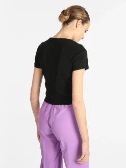 Solada T-shirt manica corta donna a costine