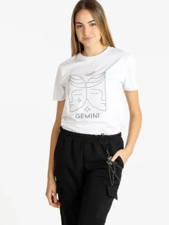 Solada T-shirt manica corta donna segno zodiacale Gemelli