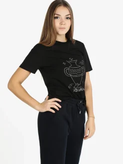 Solada T-shirt manica corta donna segno zodiacale Acquario