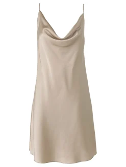 Solada Vestito da donna con spalline sottili e scollo a cascata - fango