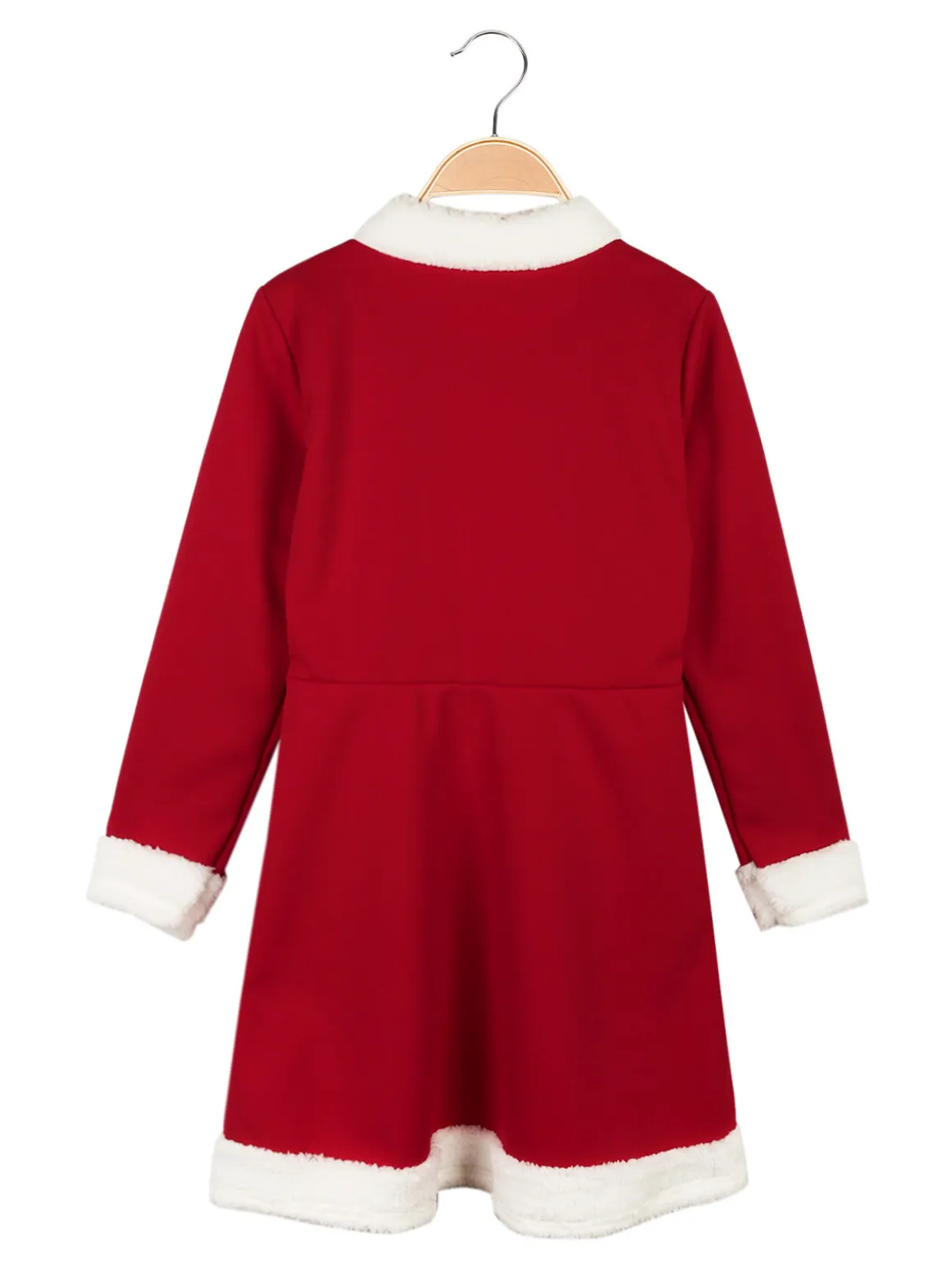Solada Vestito di Babbo Natale da bambina con cappello