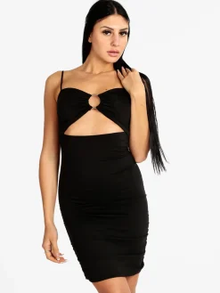 Solada Vestito donna aderente drappeggiato