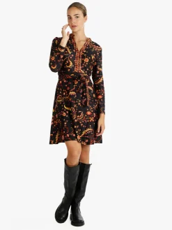 Solada Vestito donna a fiori con cintura
