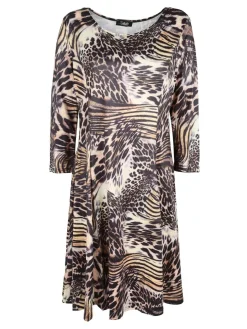 Solada Vestito donna fantasia animalier