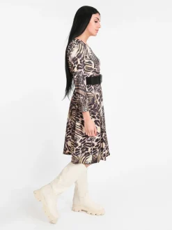 Solada Vestito donna fantasia animalier