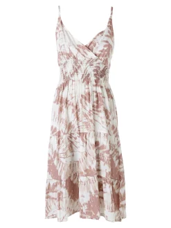 Solada Vestito donna in cotone con spalline strette - beige