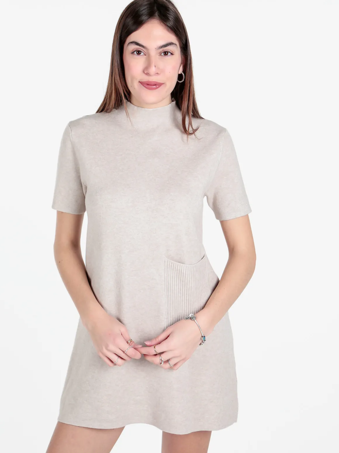 Solada Vestito donna in maglia a maniche corte
