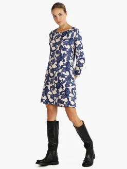 Solada Vestito donna manica lunga con stampa floreale
