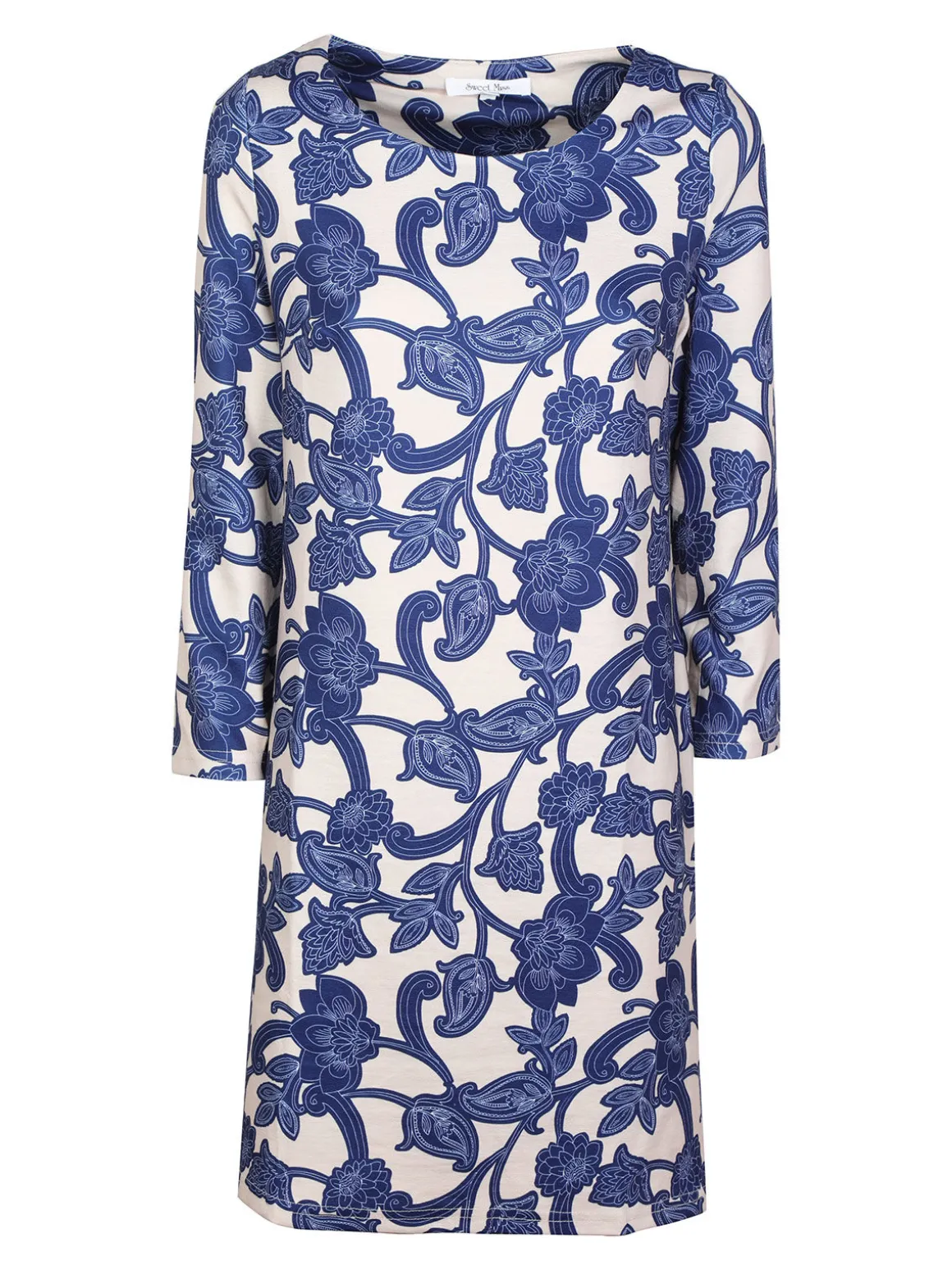Solada Vestito donna manica lunga con stampa floreale