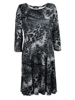Solada Vestito maculato maniche lunghe