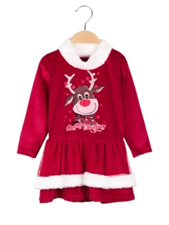 Solada Vestito natalizio da neonata con stampa