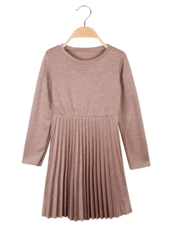 Solada Vestito plissettato da bambina a manica lunga