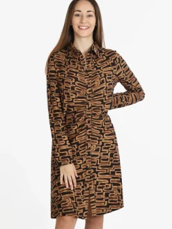 Solada Vestito scamiciato donna con stampa