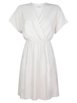 Solada Vestito svasato donna con scollo a portafoglio