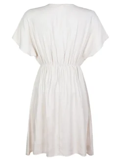 Solada Vestito svasato donna con scollo a portafoglio