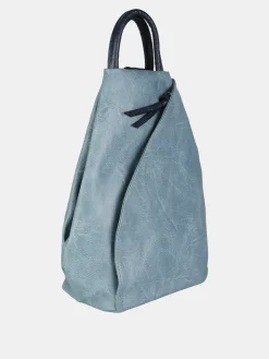 Solada Zaino da donna in ecopelle - azzurro