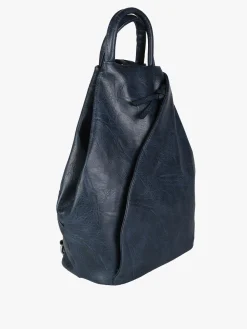 Solada Zaino da donna in ecopelle - blu scuro