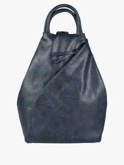 Solada Zaino da donna in ecopelle - blu scuro