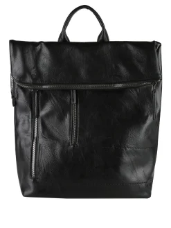 Solada Zaino donna porta pc in ecopelle - nero