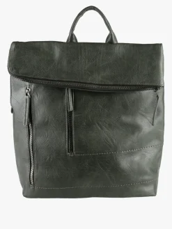 Solada Zaino donna porta pc in ecopelle - verde