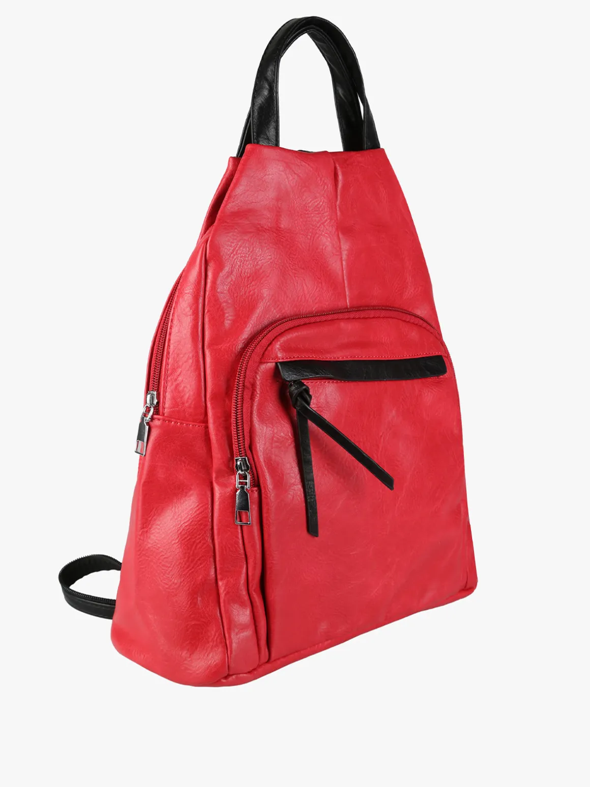 Solada Zaino in ecopelle da donna - rosso
