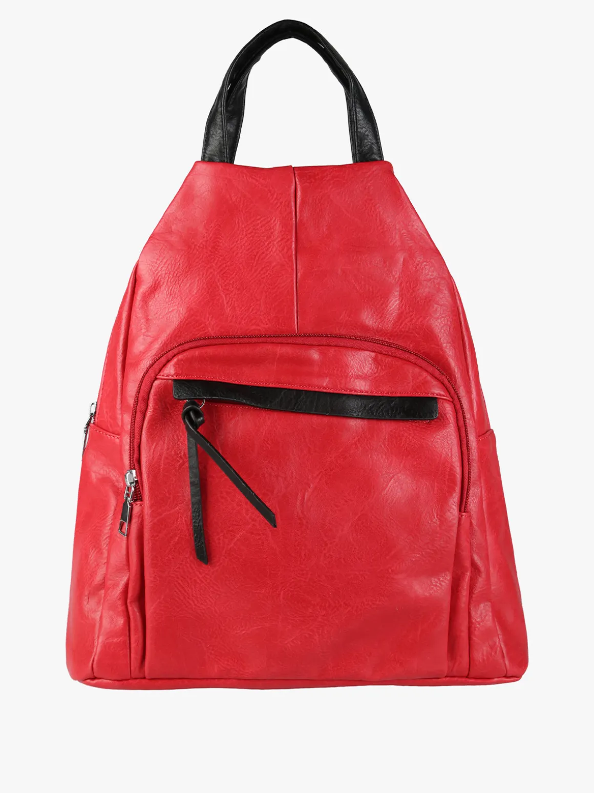 Solada Zaino in ecopelle da donna - rosso