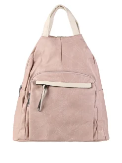 Solada Zaino in ecopelle da donna - rosa