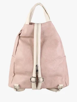 Solada Zaino in ecopelle da donna - rosa