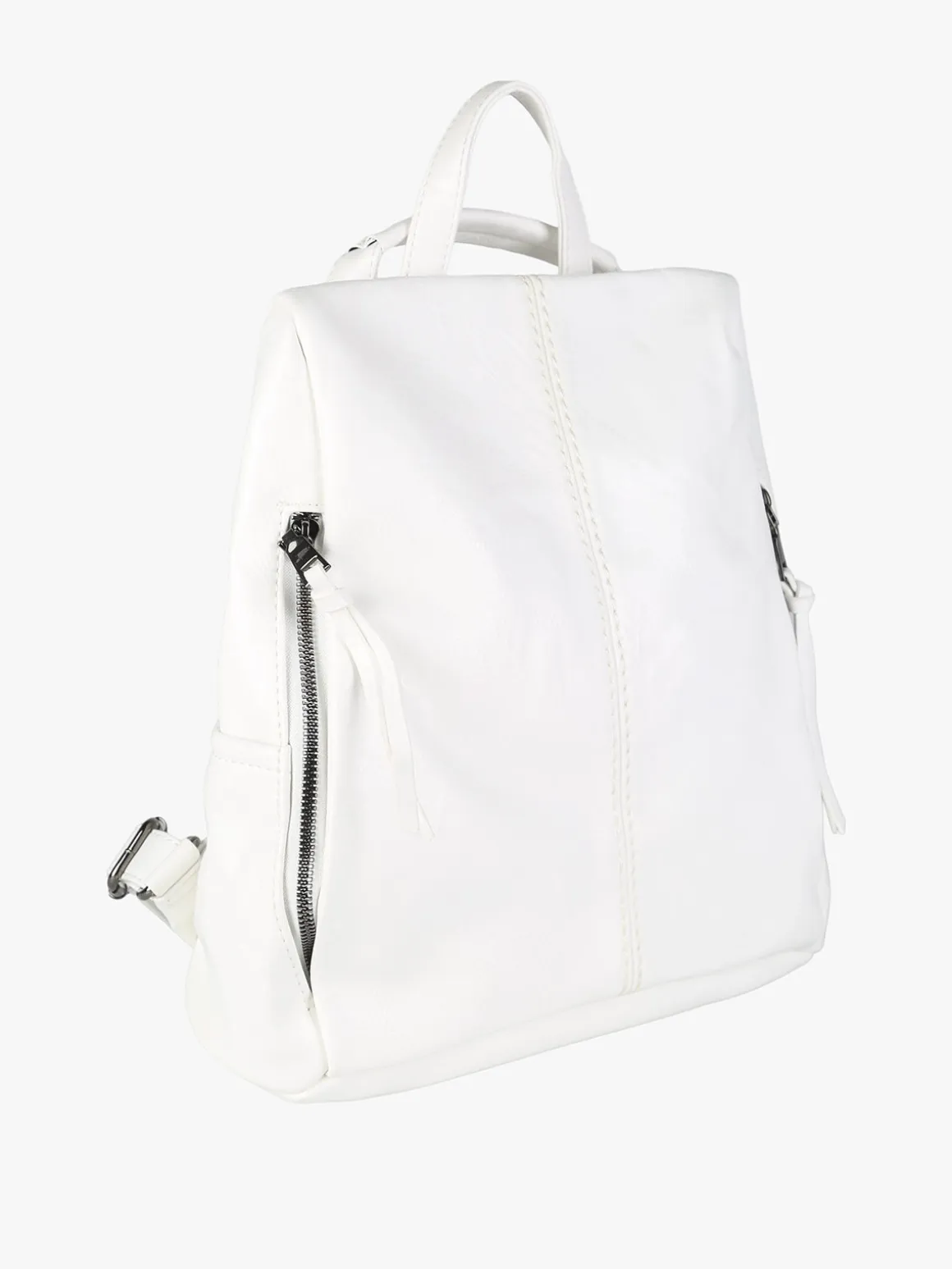Solada Zaino in ecopelle da donna - bianco