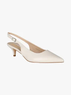 Soleil Slingback donna aperte dietro con tacco a rocchetto - beige