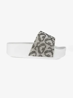 Solo Soprani Ciabatte donna con platform e strass