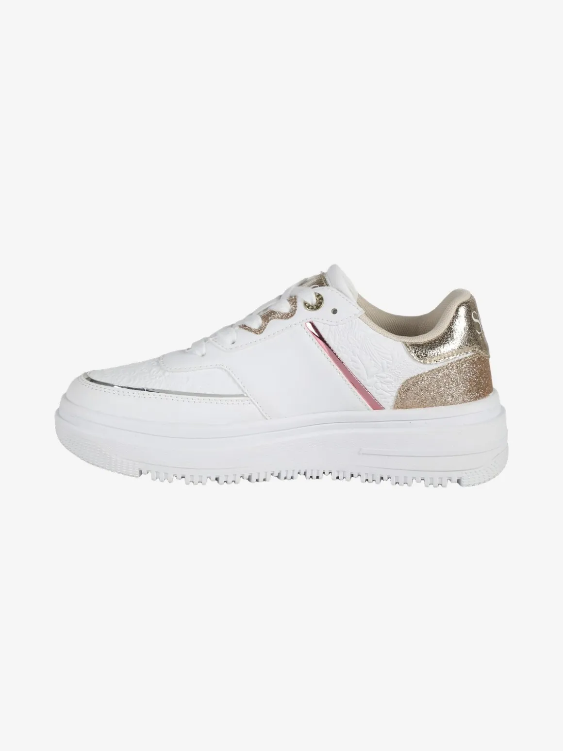 Solo Soprani CITY PU MIRROR GLITTER Sneakers donna con flatform