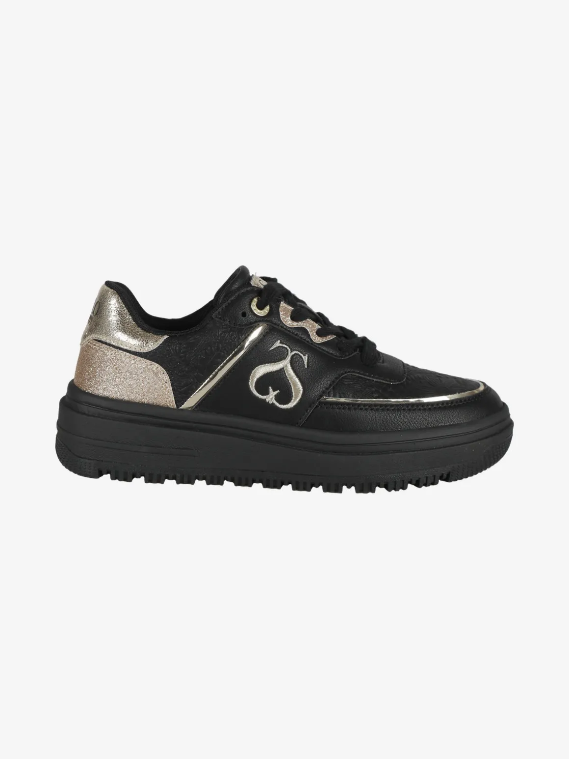 Solo Soprani CITY PU MIRROR GLITTER Sneakers donna con flatform