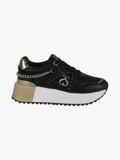 Solo Soprani DEBORA LEATHER Sneakers donna con flatform e catena