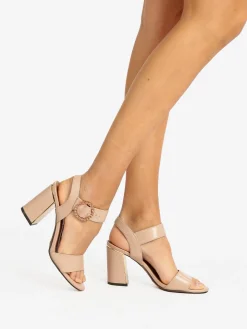 Solo Soprani Sandali con strass donna con tacco