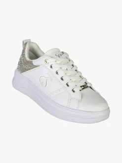 Solo Soprani Sneakers donna con strass e suola alta