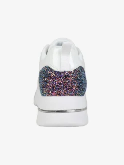 Solo Soprani Sneakers donna glitter con platform
