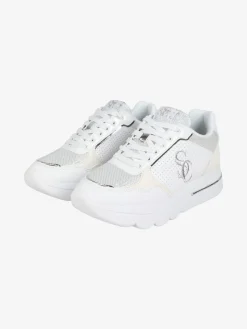 Solo Soprani Sneakers donna stringate con zeppa