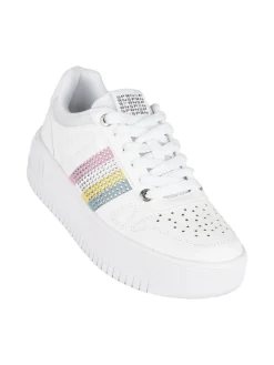 Soprani Sport Sneakers basse donna con platform e strass