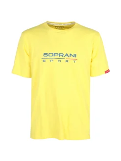 Soprani Sport T-shirt da uomo in cotone con scritta