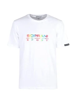 Soprani Sport T-shirt girocollo da uomo in cotone