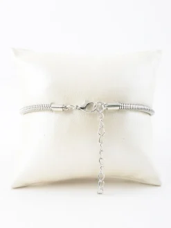 Stainless Stell Bracciale natalzio con charm