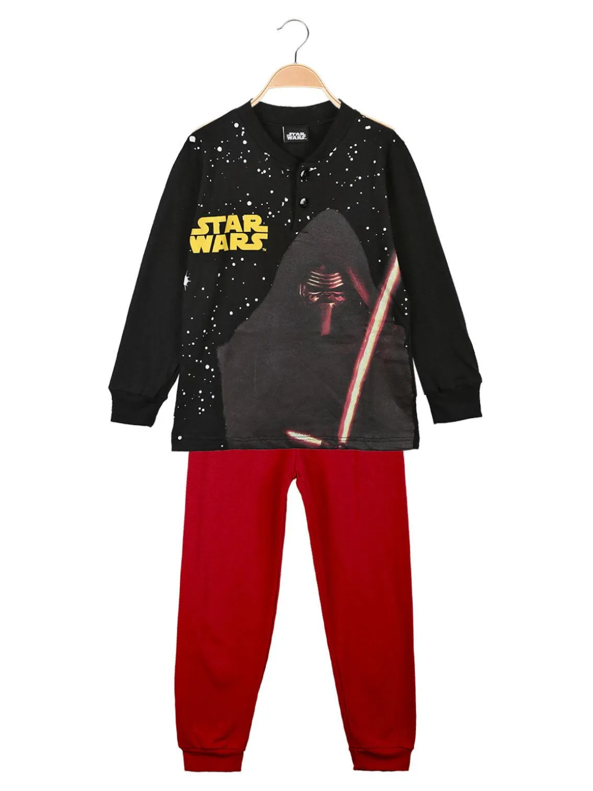 Star Wars Piagiama lungo da bambino in cototne