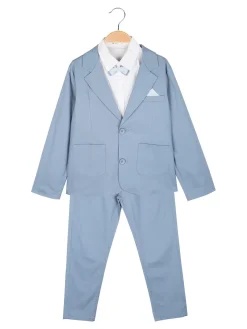 Street Porter Completo elegante da bambino 3 pezzi con giacca e camicia