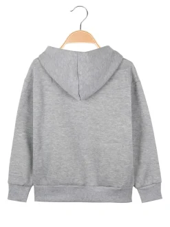 Street Porter Felpa da bambini con cappuccio e zip - grigio