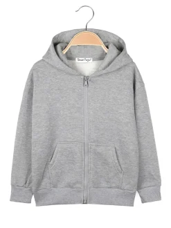 Street Porter Felpa da bambini con cappuccio e zip - grigio