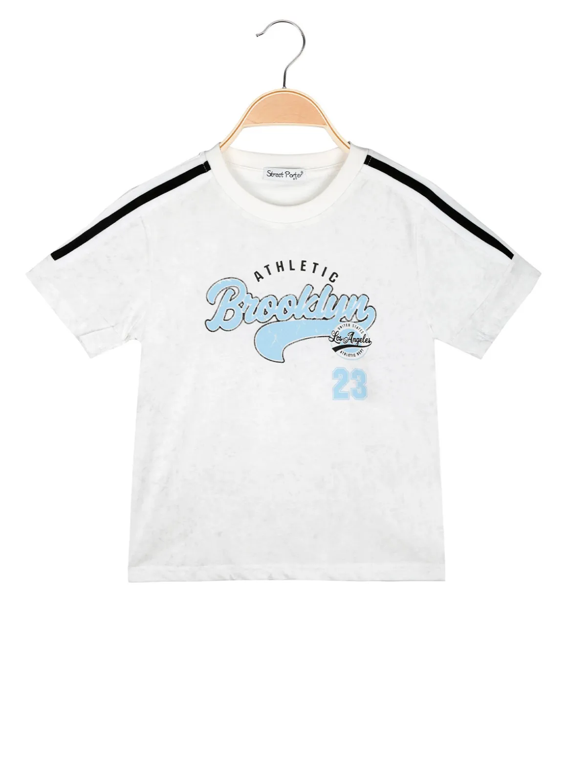 Street Porter T-shirt da bambino in cotone con stampa scritta