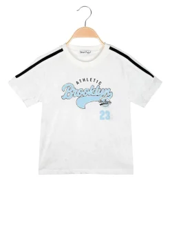 Street Porter T-shirt da bambino in cotone con stampa scritta